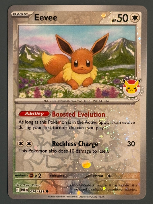 Eevee 074 - PRE - ENG PokemonDay  2025