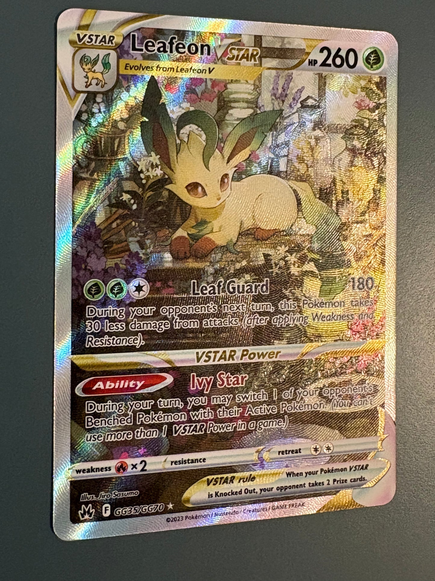 Leafeon Vstar - GG35/GG70 - ENG