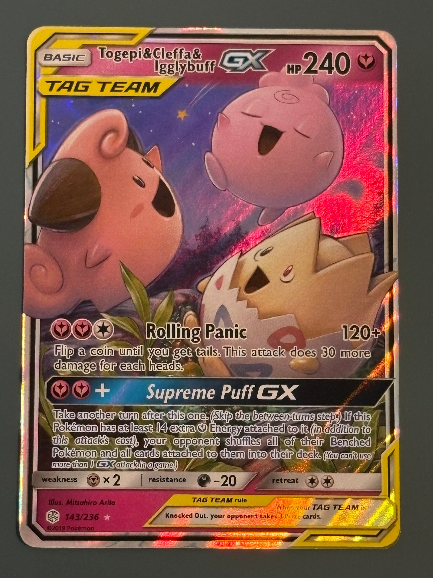 Togepi Cleffa und Igglybuff GX- 143/236
