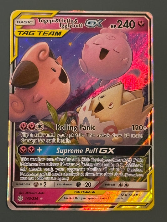 Togepi Cleffa und Igglybuff GX- 143/236