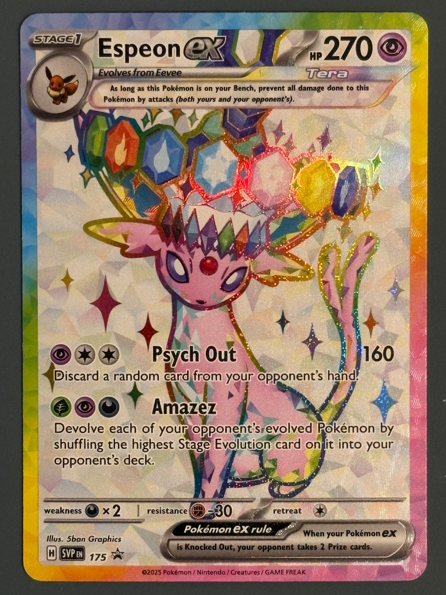 Espeon EX 175 - SVP - ENG Promo