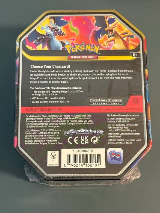 Mega Charizard EX Tin Box - ENG
