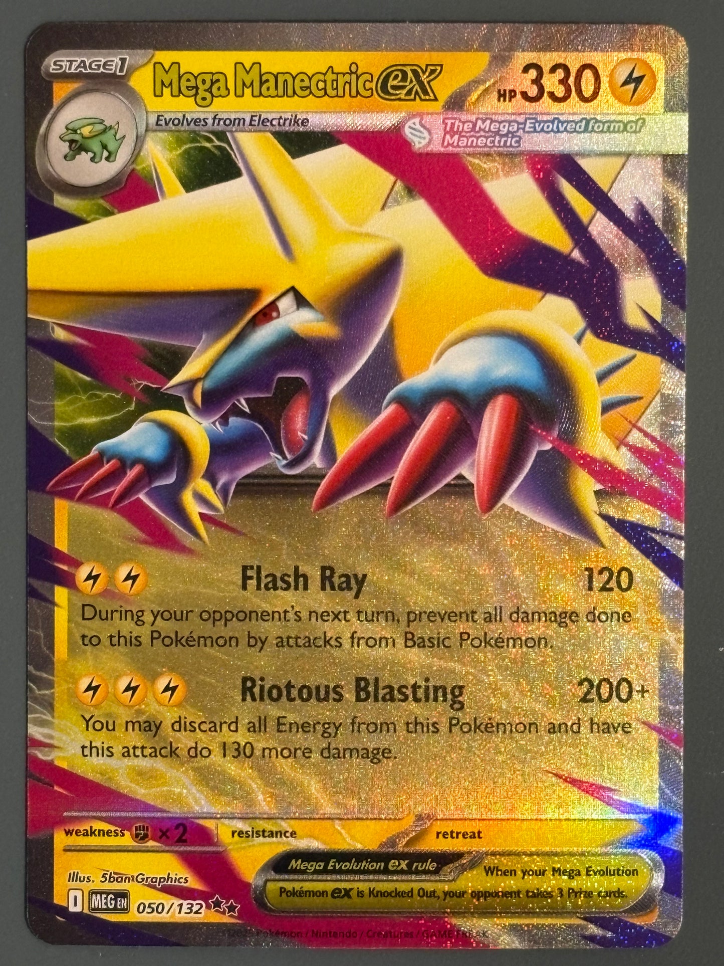 Mega Manectric EX 050 - MEG - ENG